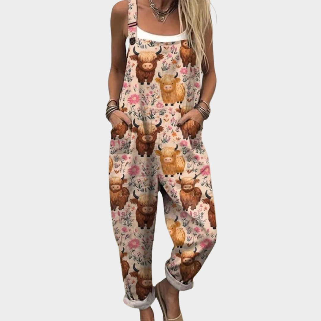 Lotte – Comfortabele Overall met Print