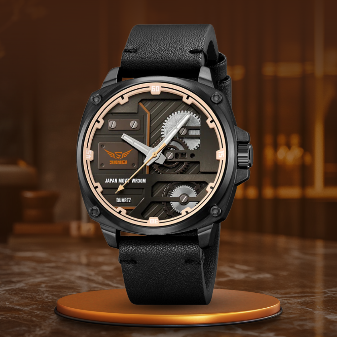 Herenhorloge van Leer Quartz™ – Olsen & Olsen