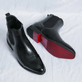 Bernie | Lackierte Chelsea-Stiefel