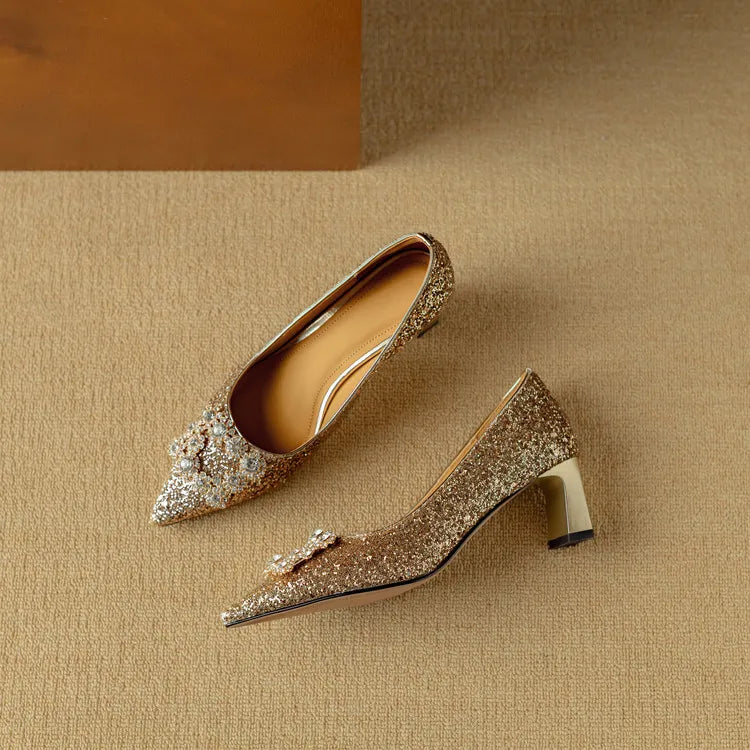 Gloria - Glitter Pumps