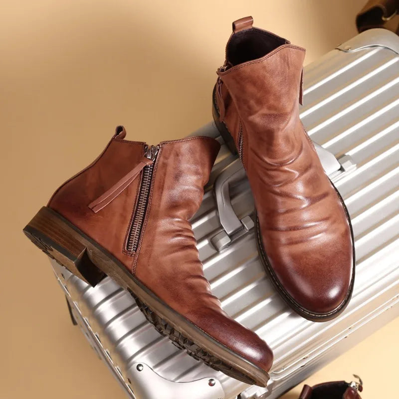 Baishan | Reisverschluss-Stiefelette
