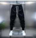 Mason - Geribde Casual Broek Met Trekkoord