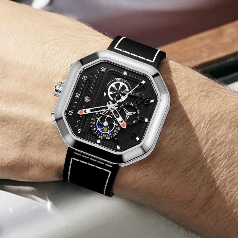 Luxe Quartz Chronograaf Horloge - Olsen & Olsen