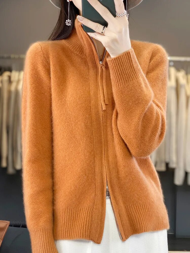 Cozy Zip-Up Cardigan