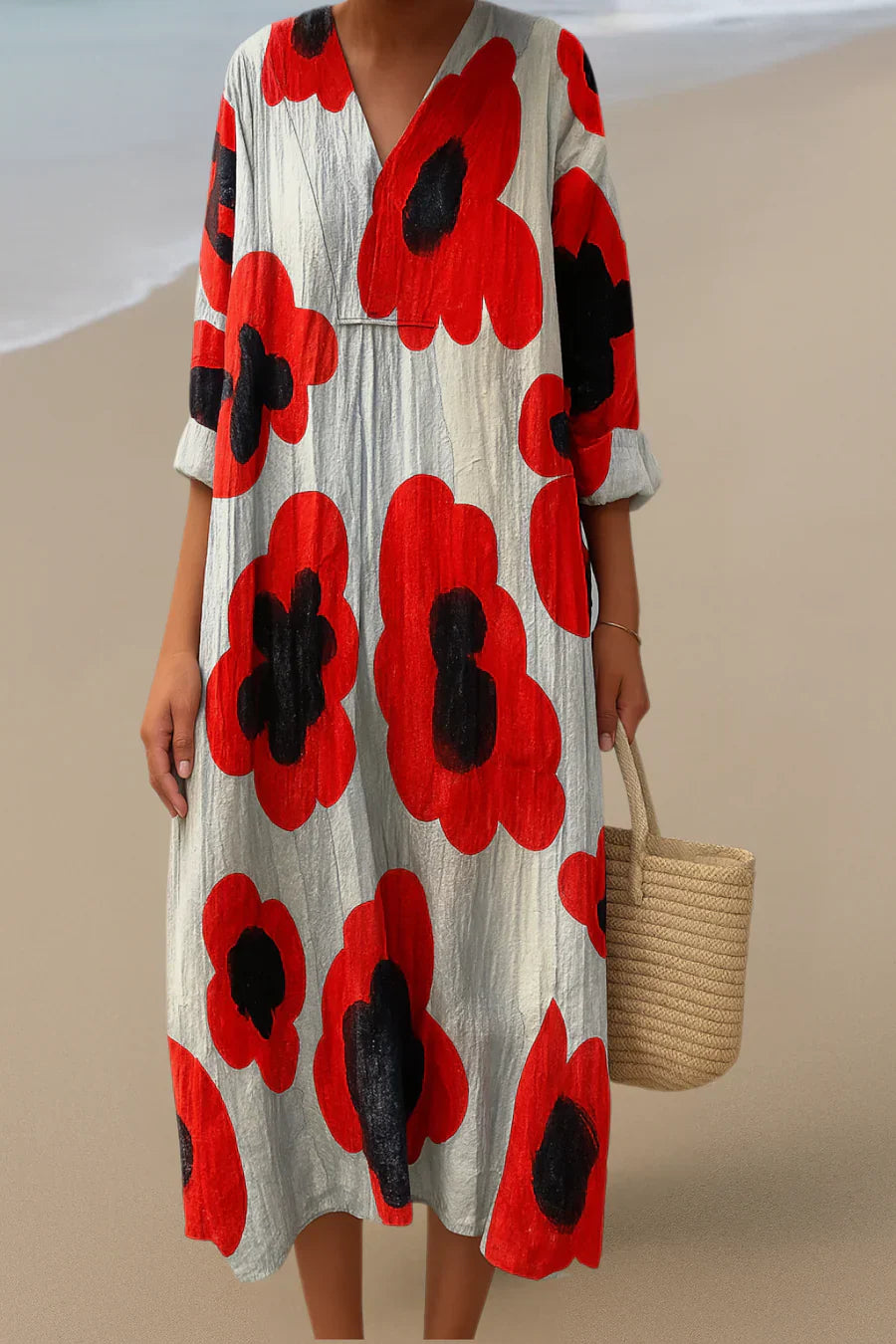 ELARA | FLORALE MAXI JURK