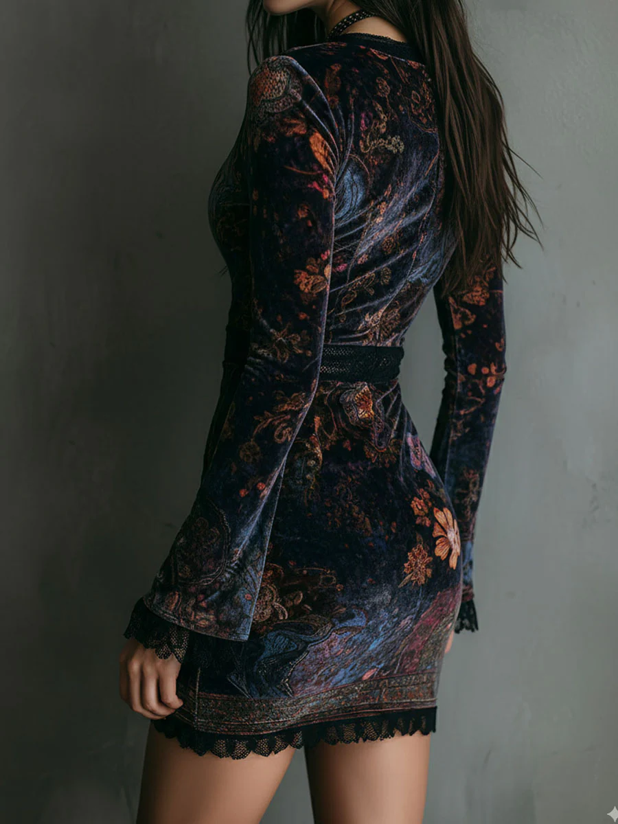 Lona | Elegante Fluwelen Minijurk