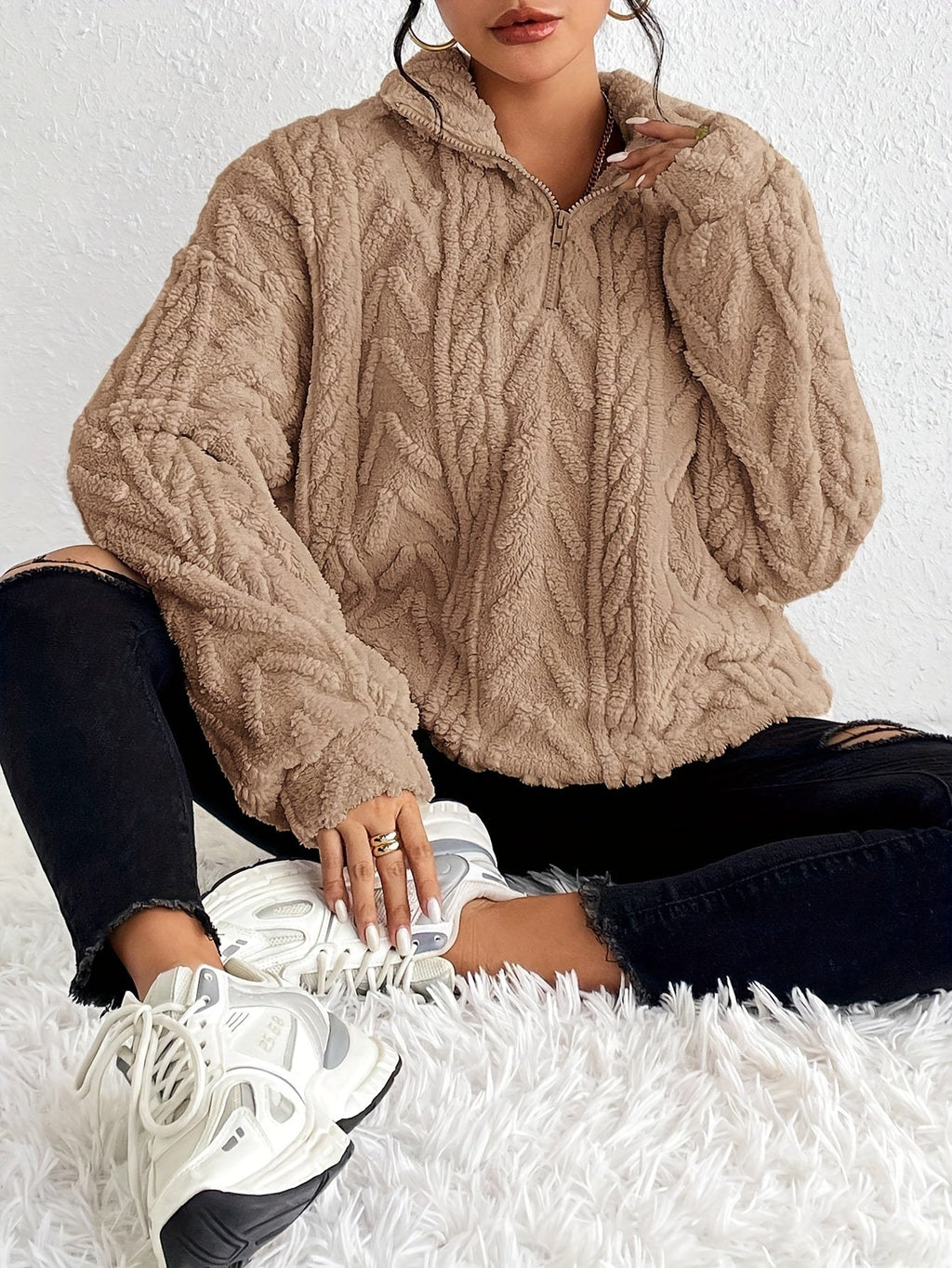 Elegante Fleece Trui