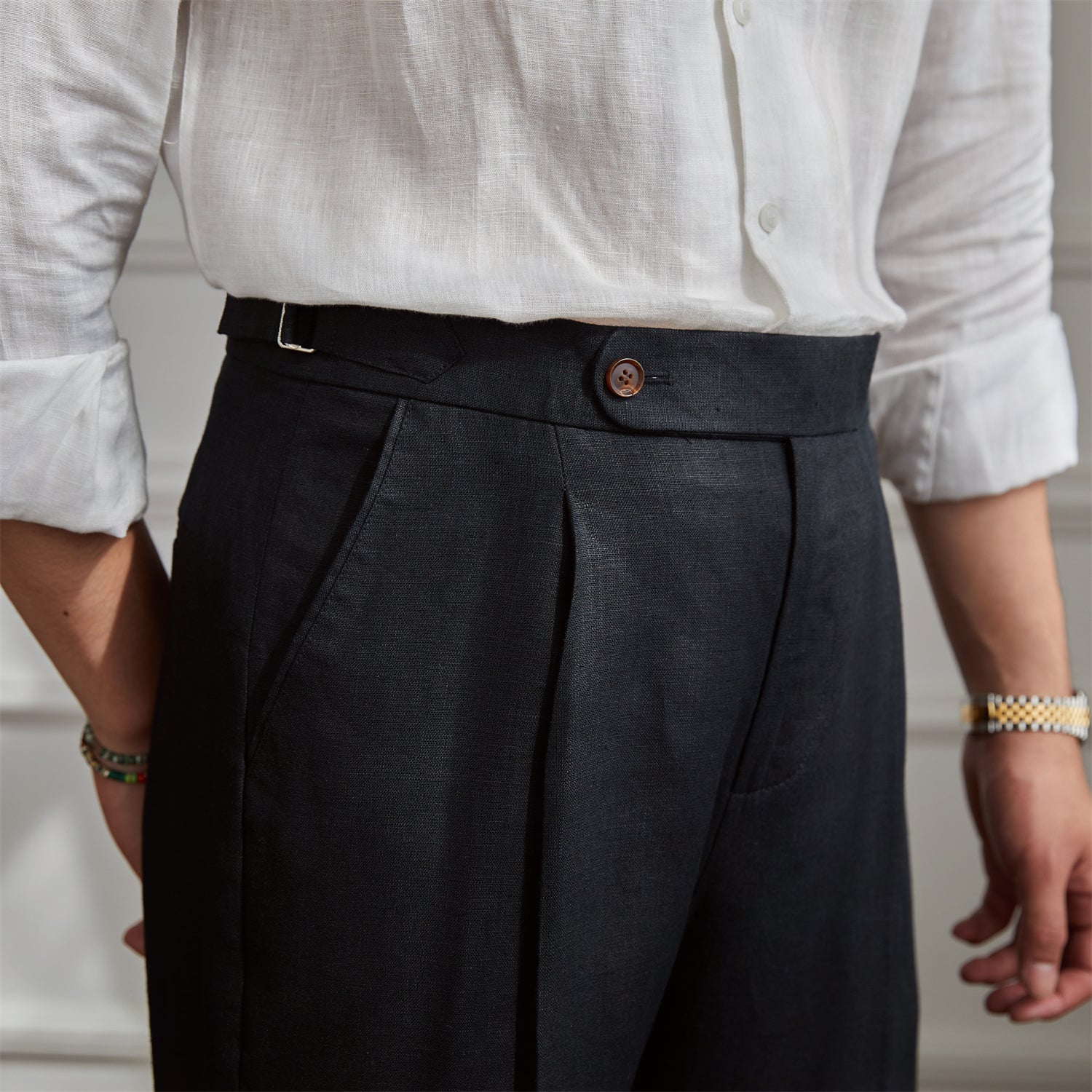 Celio Linnen Broek
