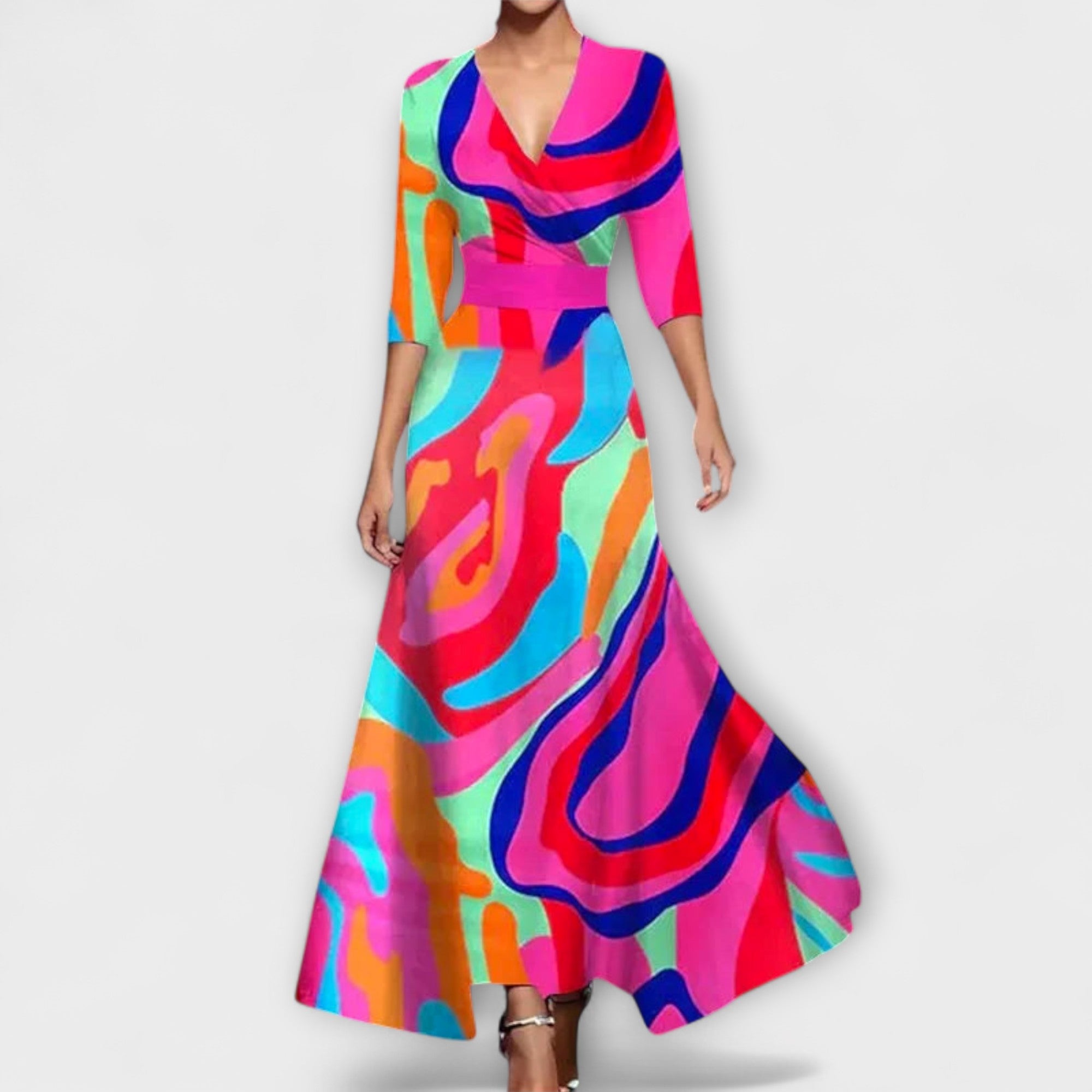 Alma - Elegante Mouw Design Damesjurk