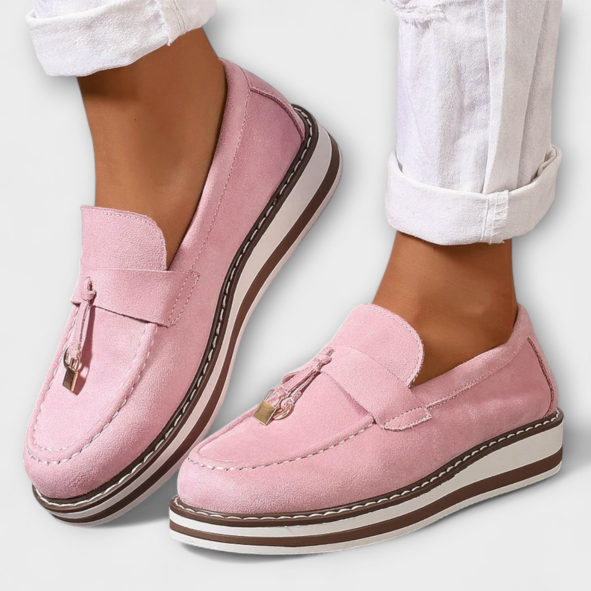 Halo - Mocassins à Bout Rond