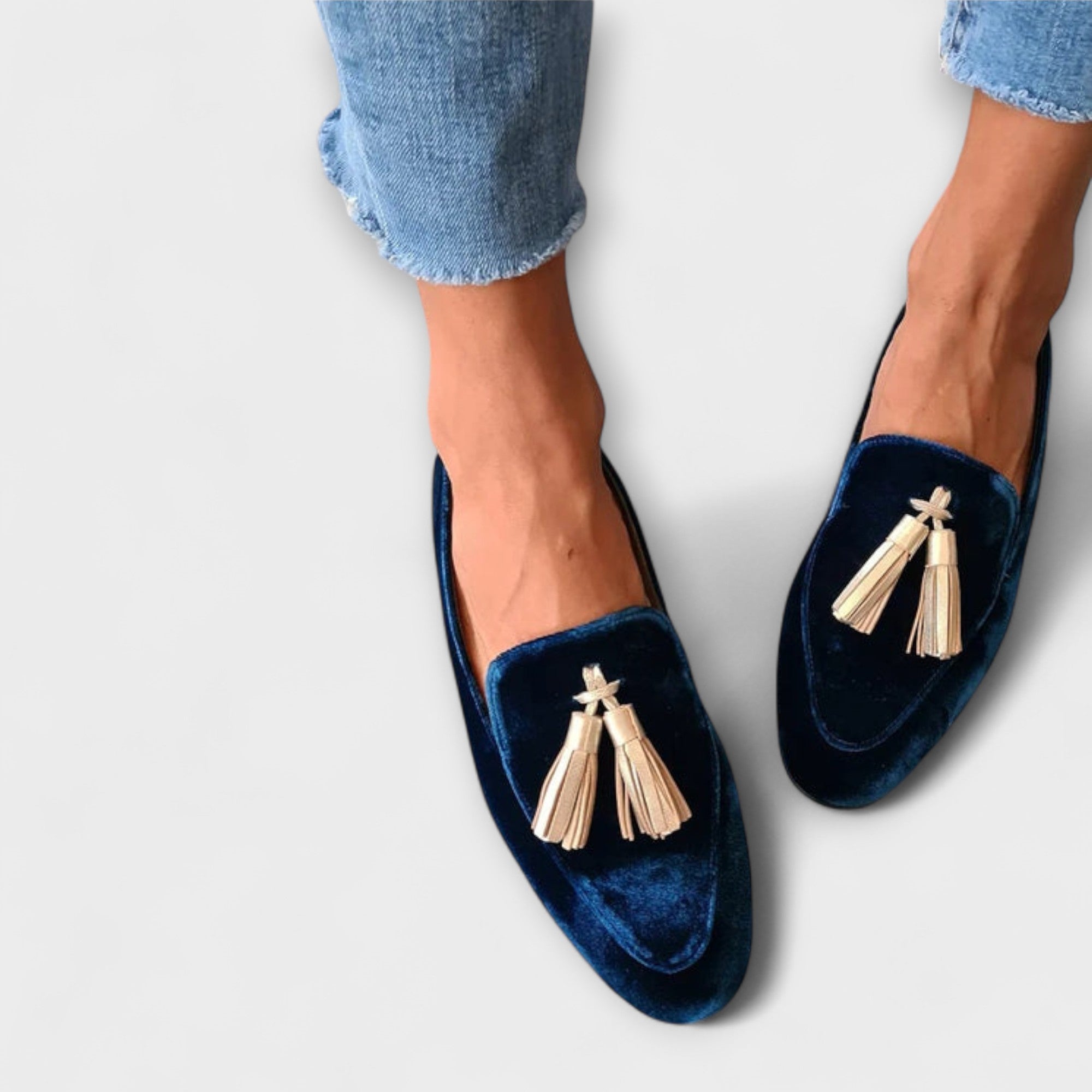 Quinnlyn - Mocassins Vintage à Franges