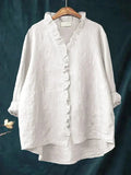 Eline | Elegante Linnen Zomerblouse