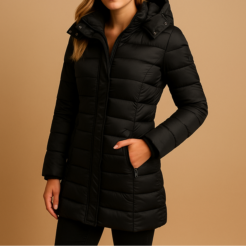 Lina | Warme Gewatteerde Winterjas