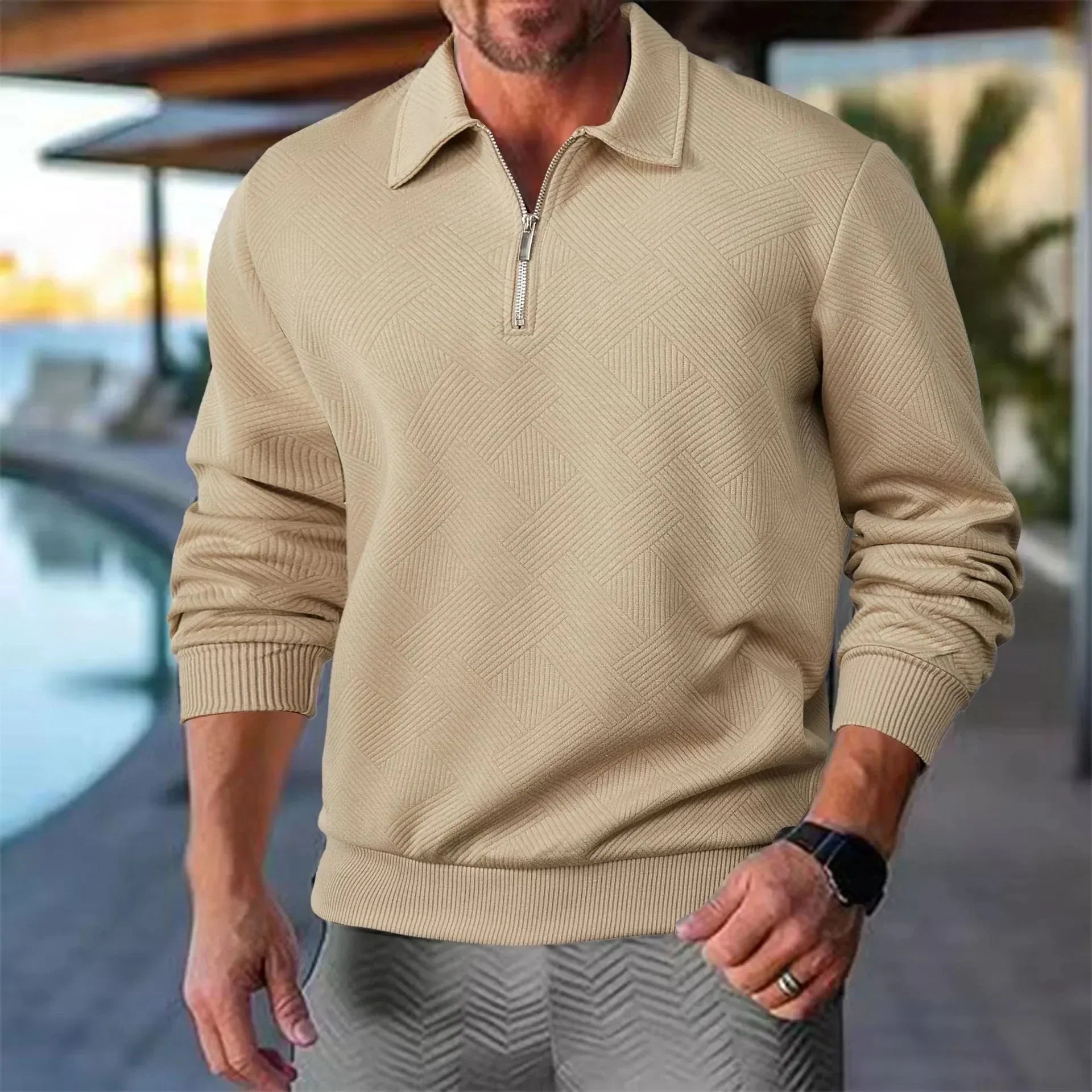 MILO | Elegante en Comfortabele Jacquard Trui