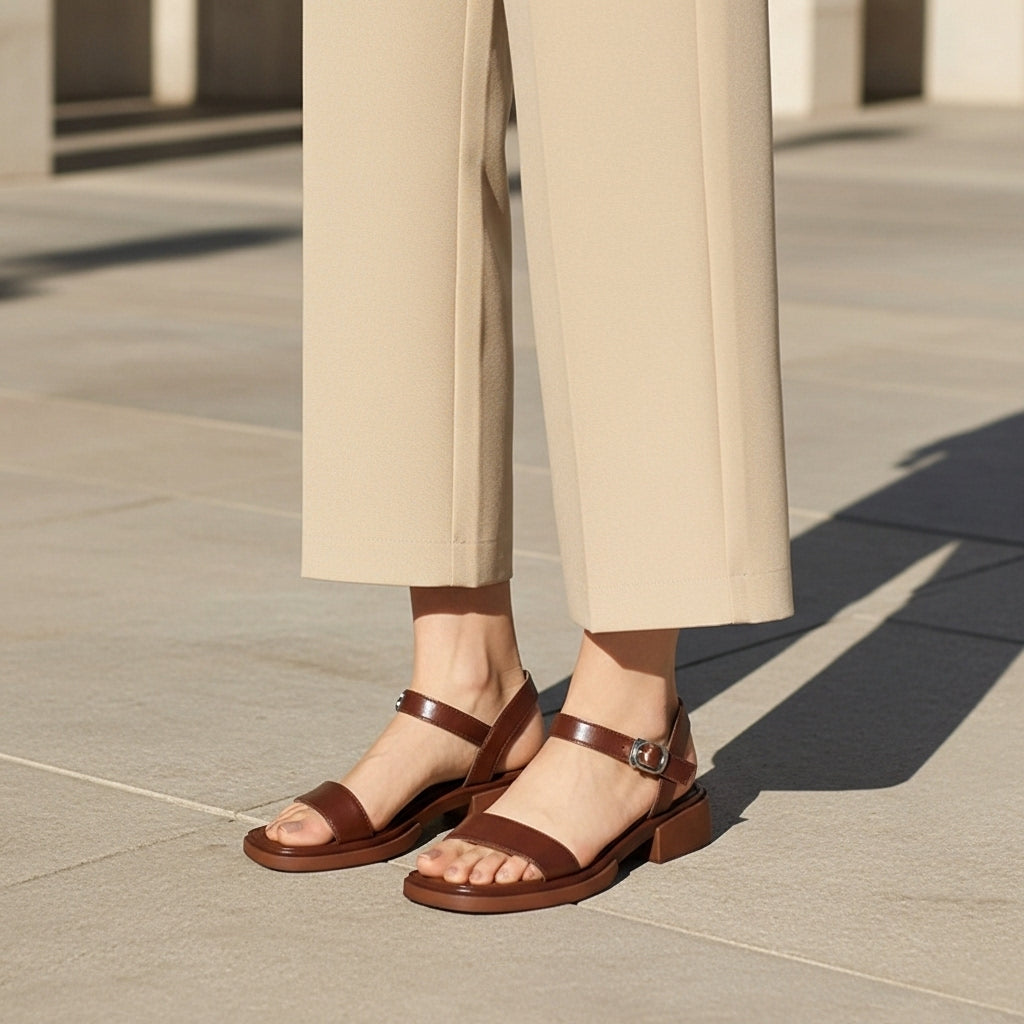 Olivia - Casual Buckle Strap Sandals