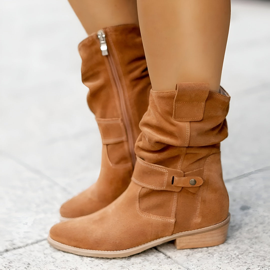 Cherice - Elegant Suede Boots