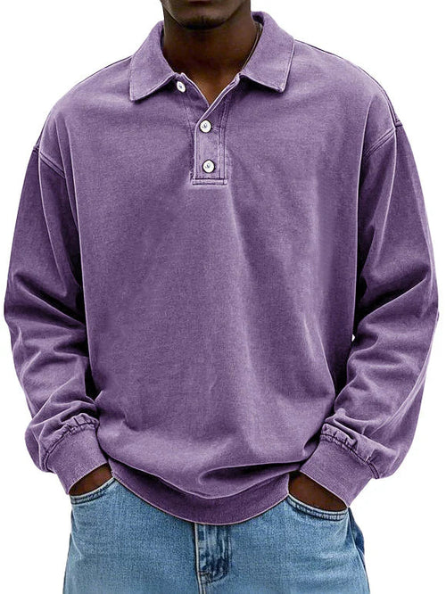 Ivo - Smart-Casual Poloshirt (Paars)