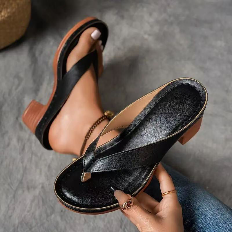 ALLEGRA | Hakken met Hoge Hak voor Natuurlijke Slankheid en Elegante Zomercomfort