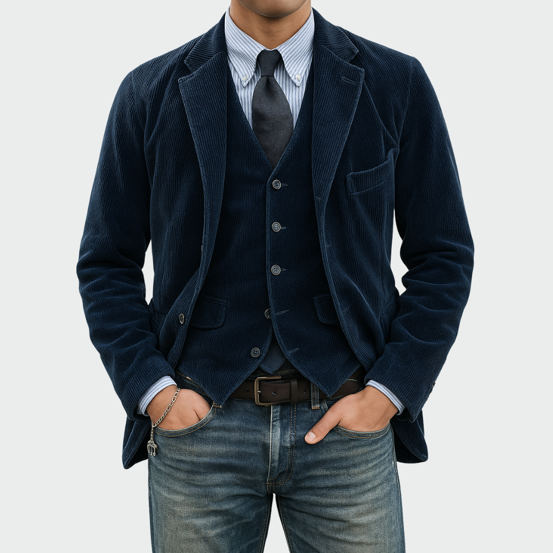 Peter - Elegante Blazer en Vest Set