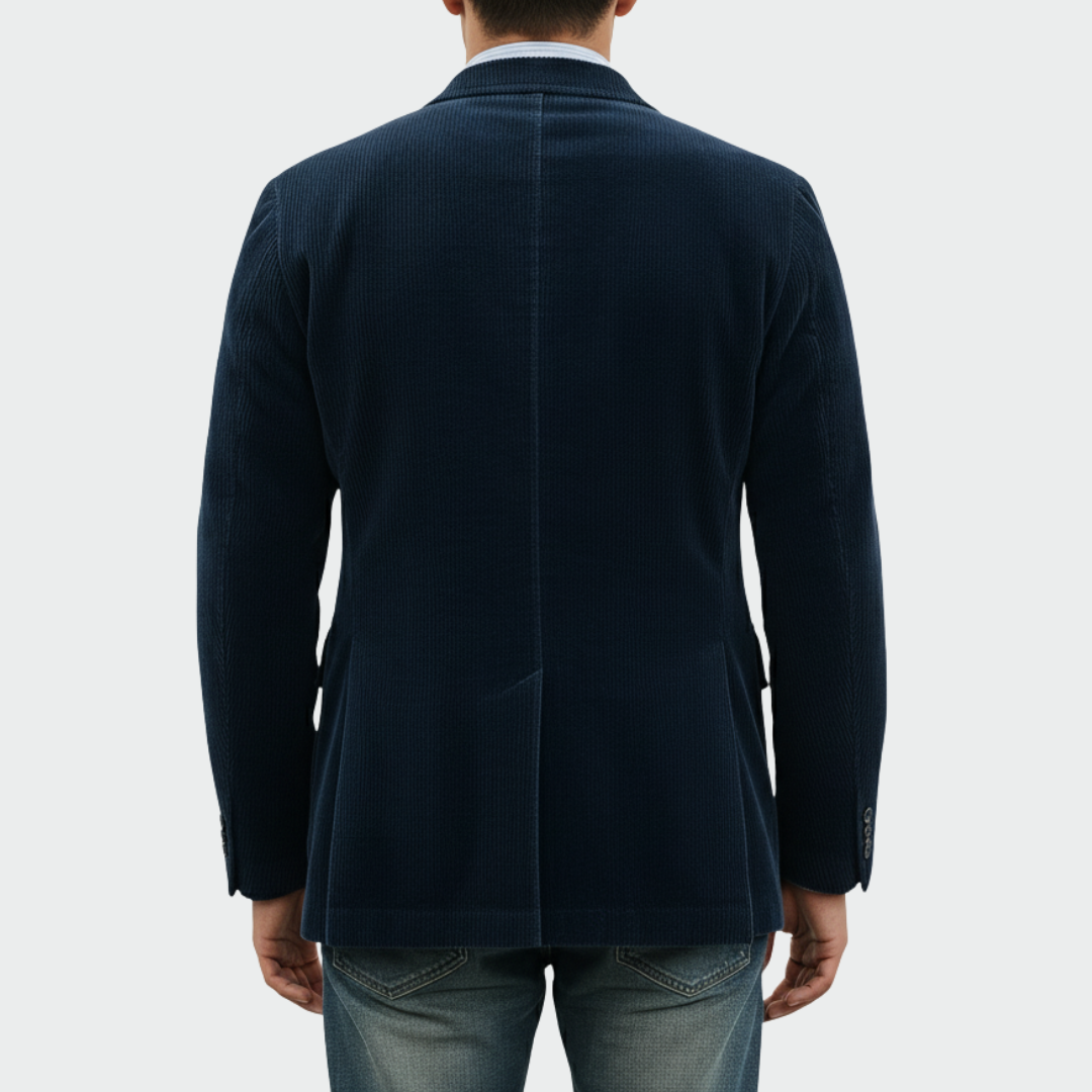 Tommy | 2-delige set: Blazer en Gilet van Fluweel