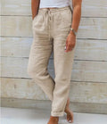 Mia -  Ademende Linnen Pantalon, Casual en Stijlvol